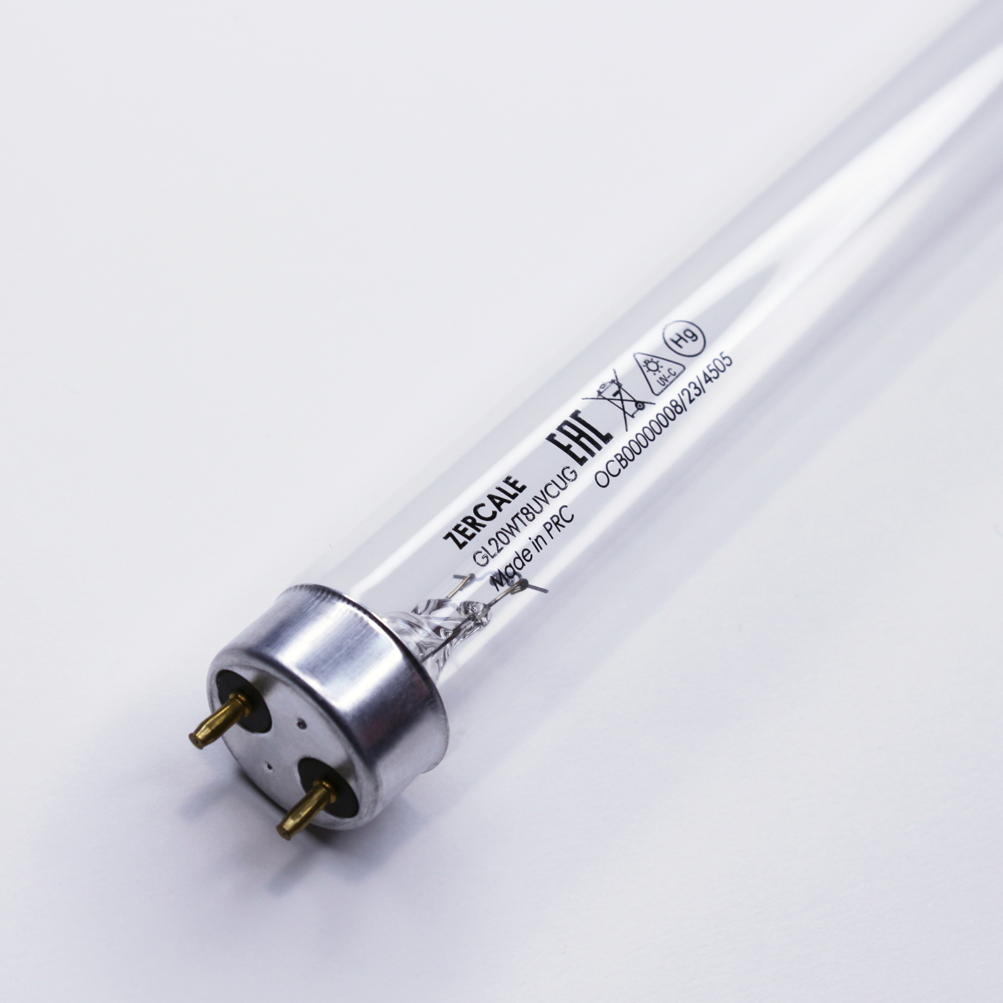 Бактерицидные лампы с увиолевым стеклом Zercale Uviol Glass